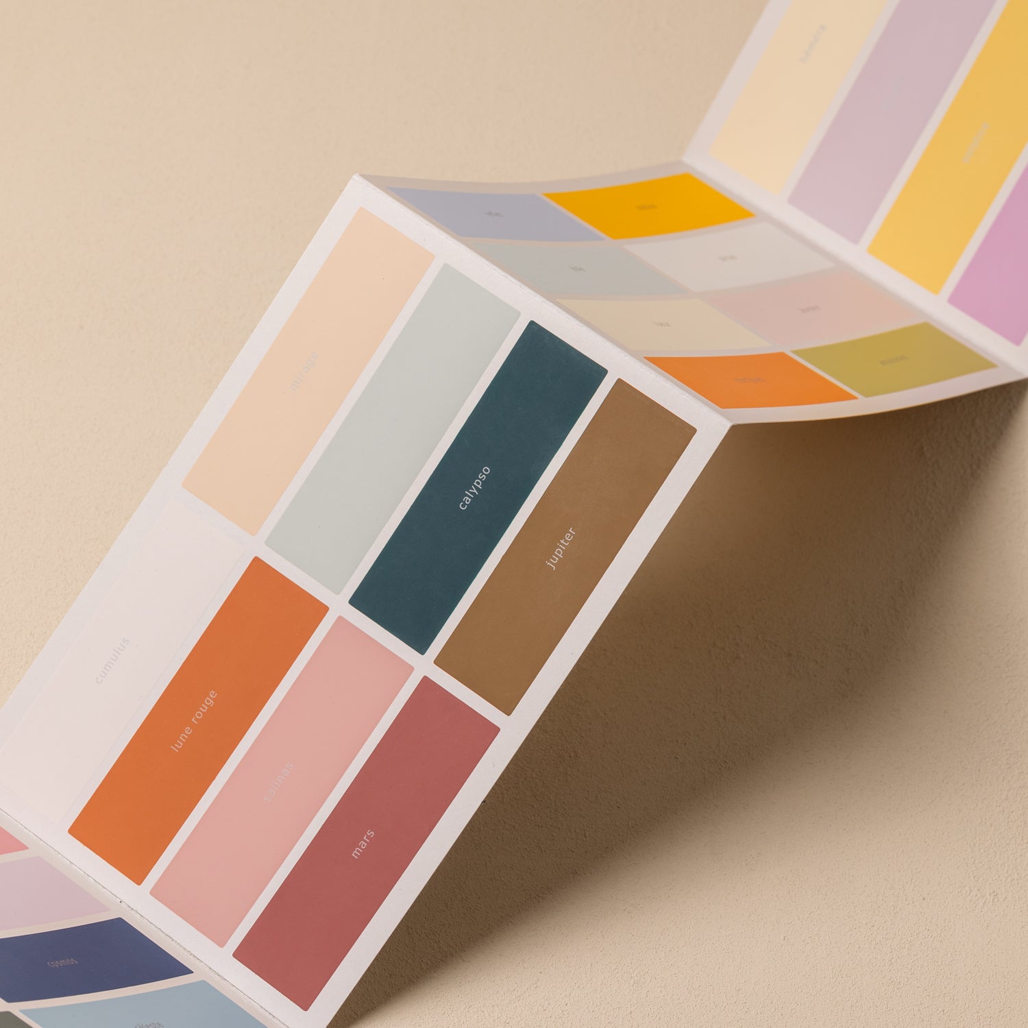 Nuancier collection Ciel
